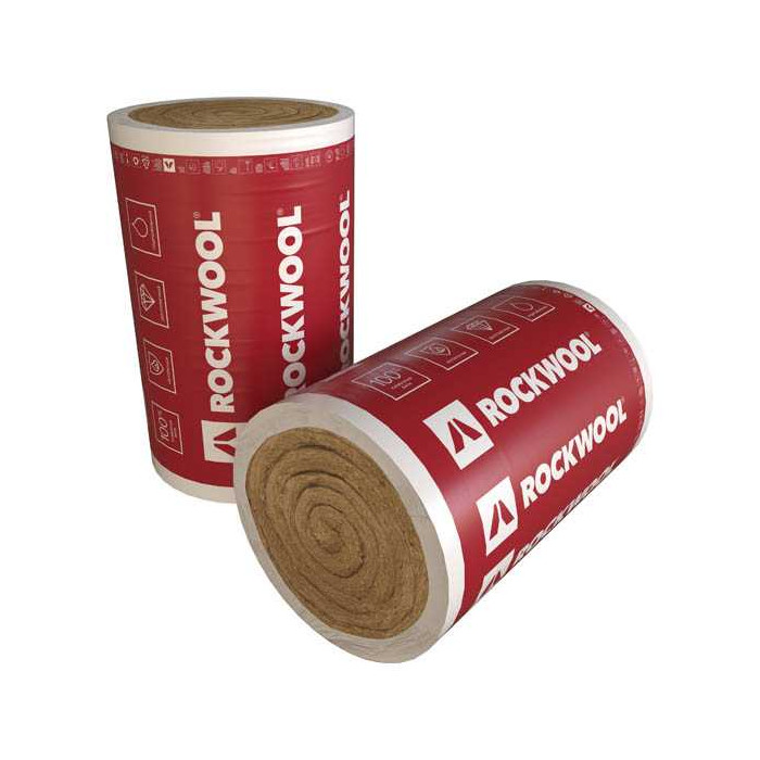 Маты прошивные Rockwool Alu Wired Mat 80 80х1000х2000 (с фольгой)