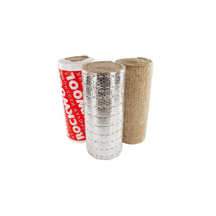 Маты прошивные Rockwool Alu Wired Mat 105 40х1000х5000 (с фольгой)